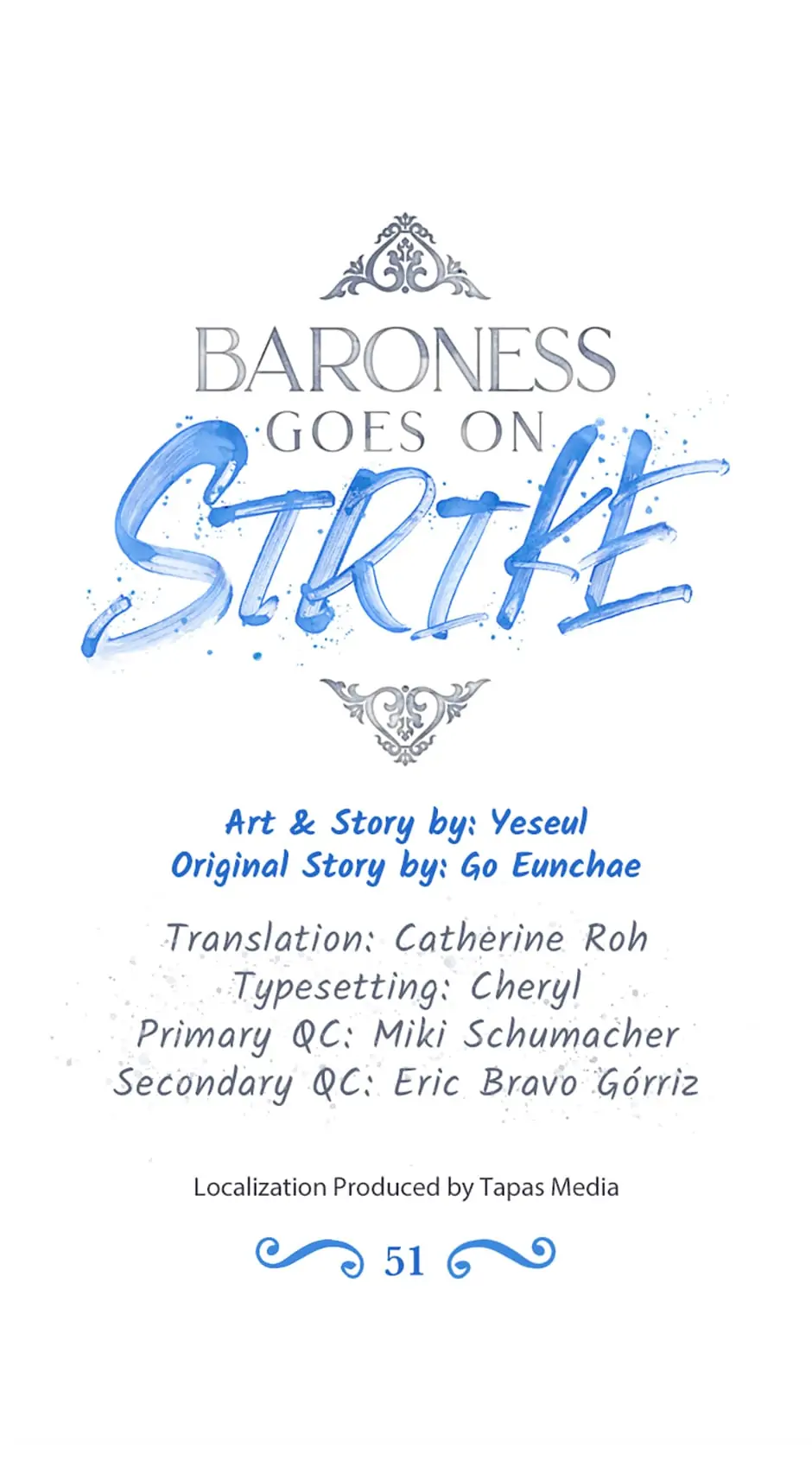Baroness Goes on Strike [Mature](Official) - Chapter 51 manhwa