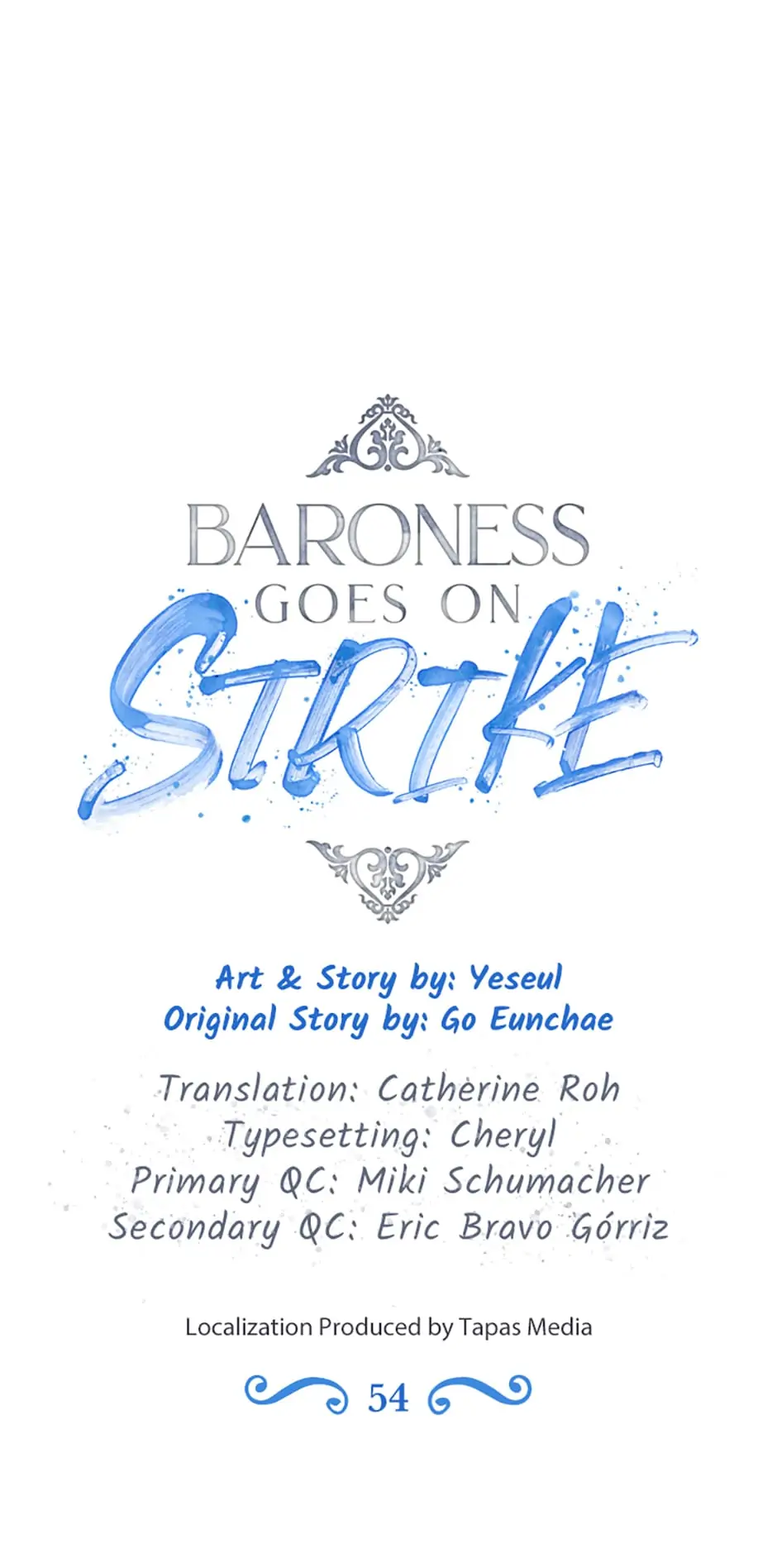 Baroness Goes on Strike [Mature](Official) - Chapter 54 : Axios Arrives (Season 1 Finale) manhwa