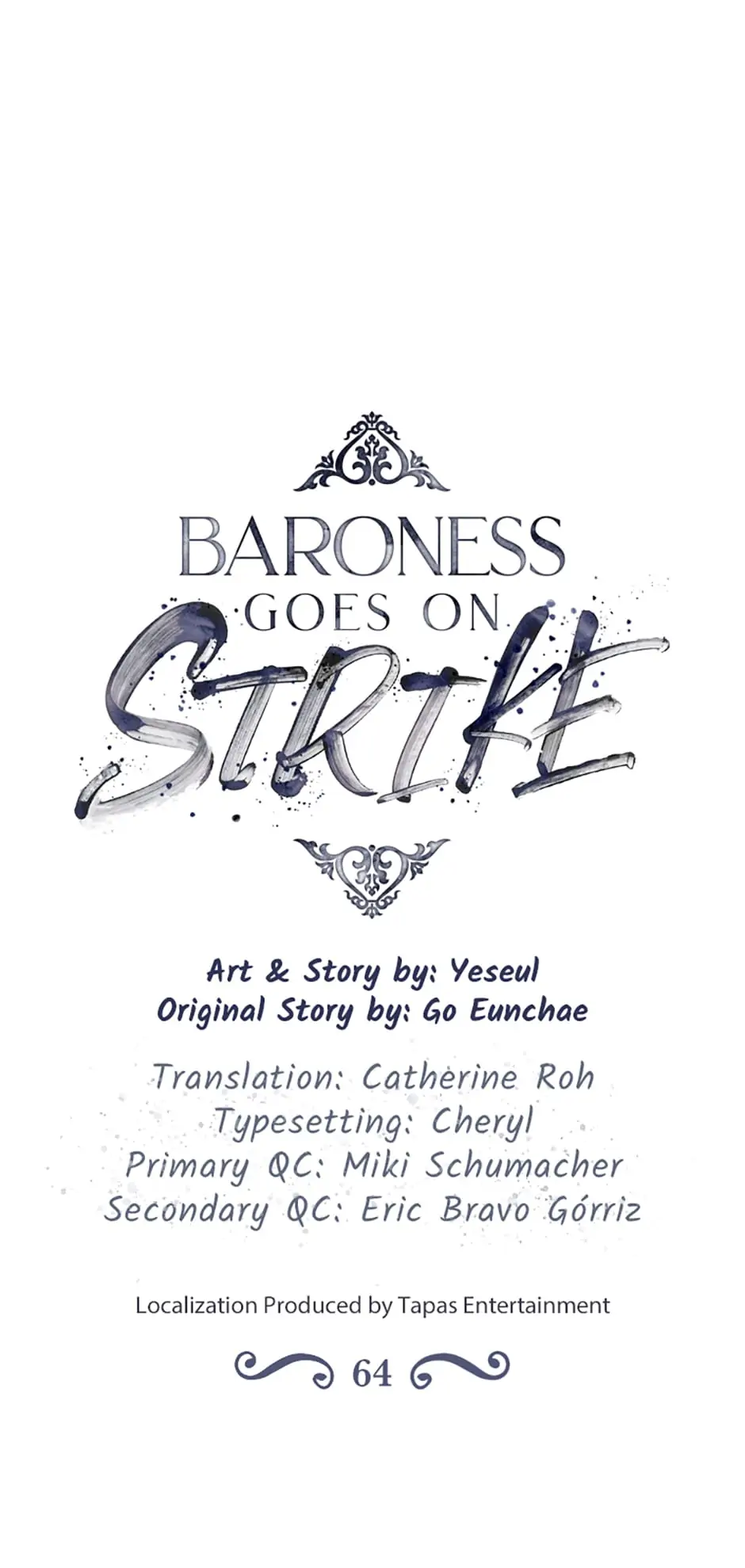 Baroness Goes on Strike [Mature](Official) - Chapter 64 manhwa