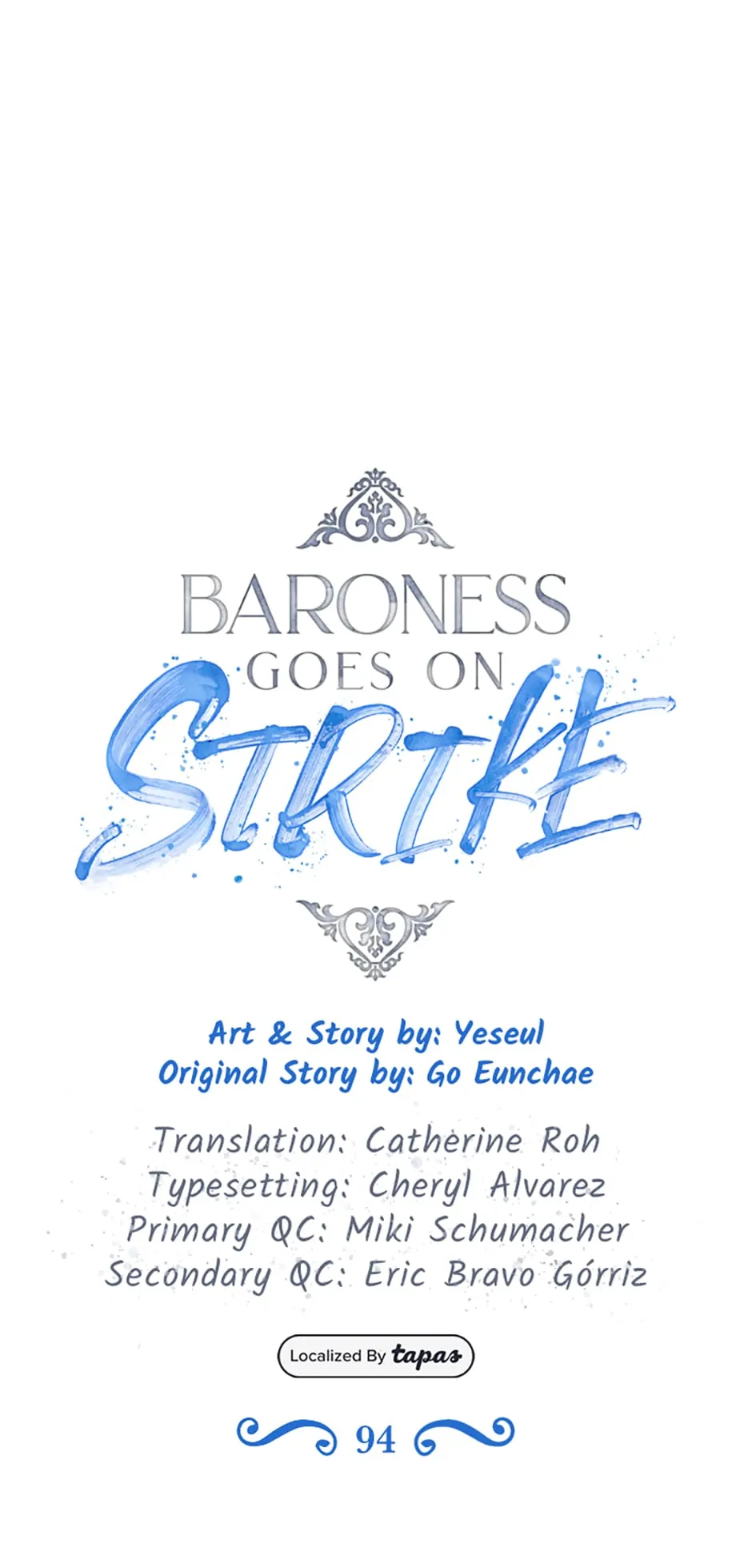 Baroness Goes on Strike [Mature](Official) - Chapter 94 manhwa