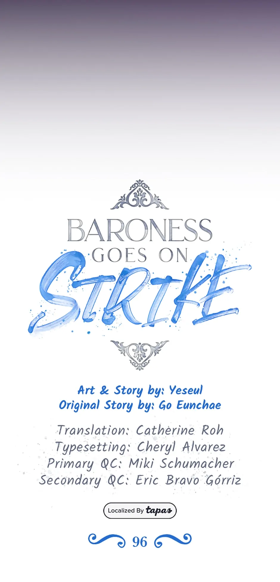 Baroness Goes on Strike [Mature](Official) - Chapter 96 manhwa