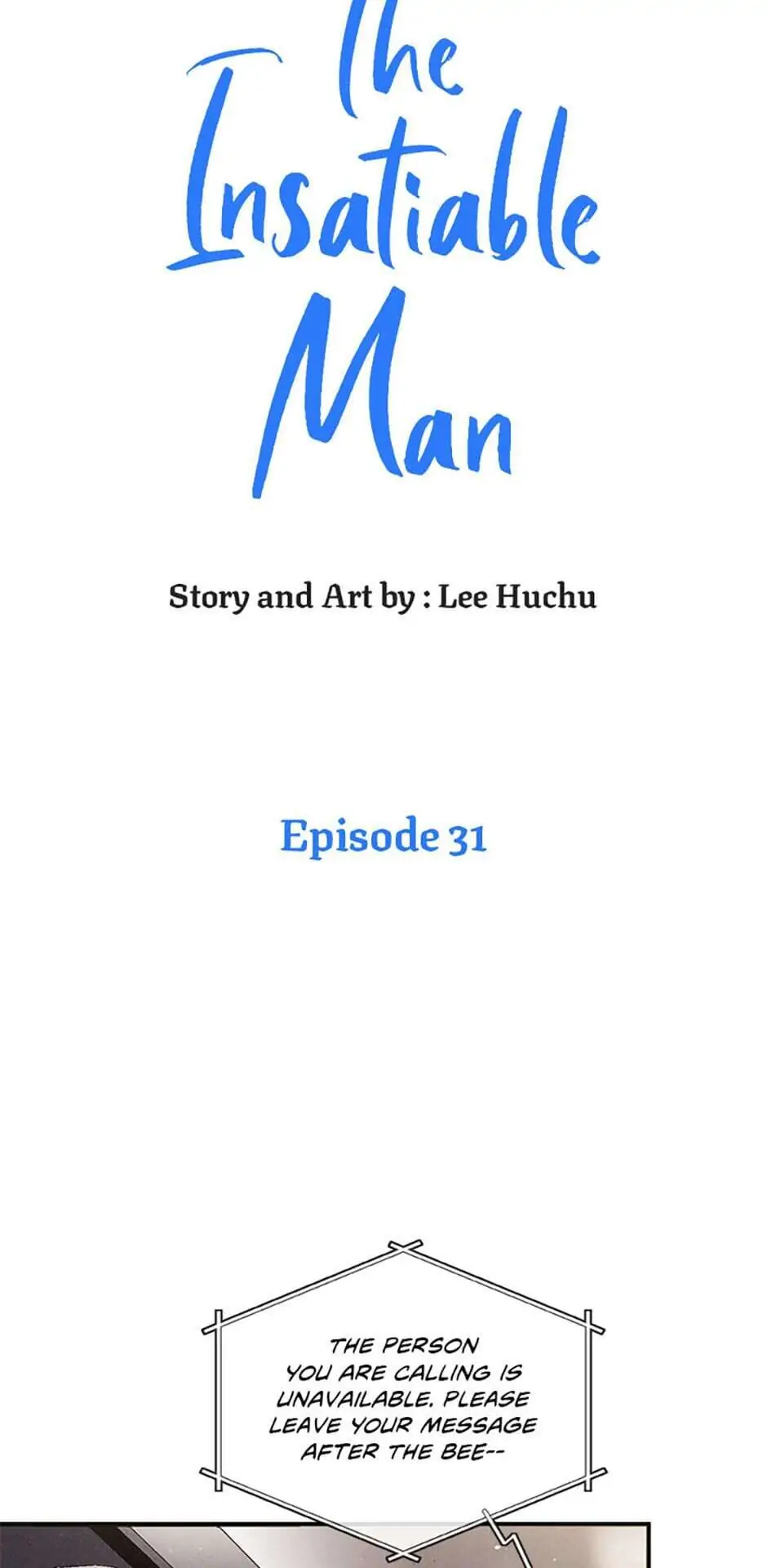 The Insatiable Man [Mature] - Chapter 31 manhwa