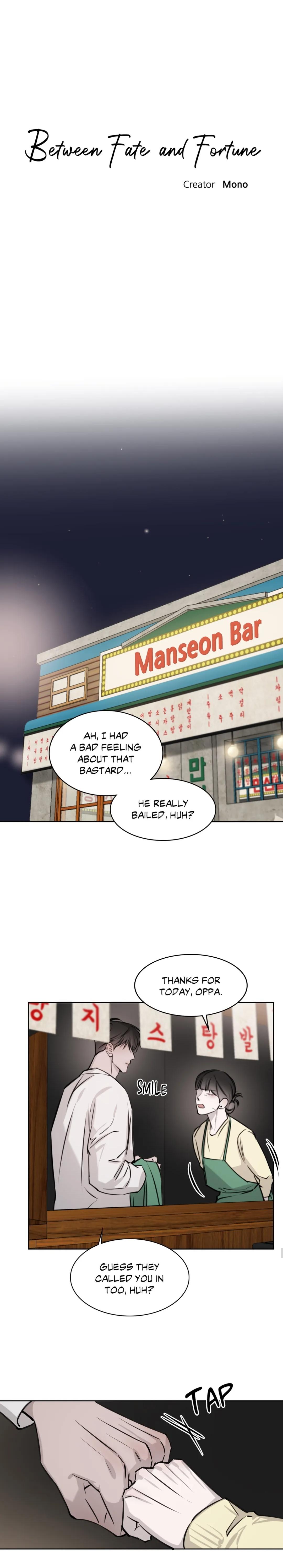 Between Fate and Fortune - Chapter 18  : Official Translation manhwa