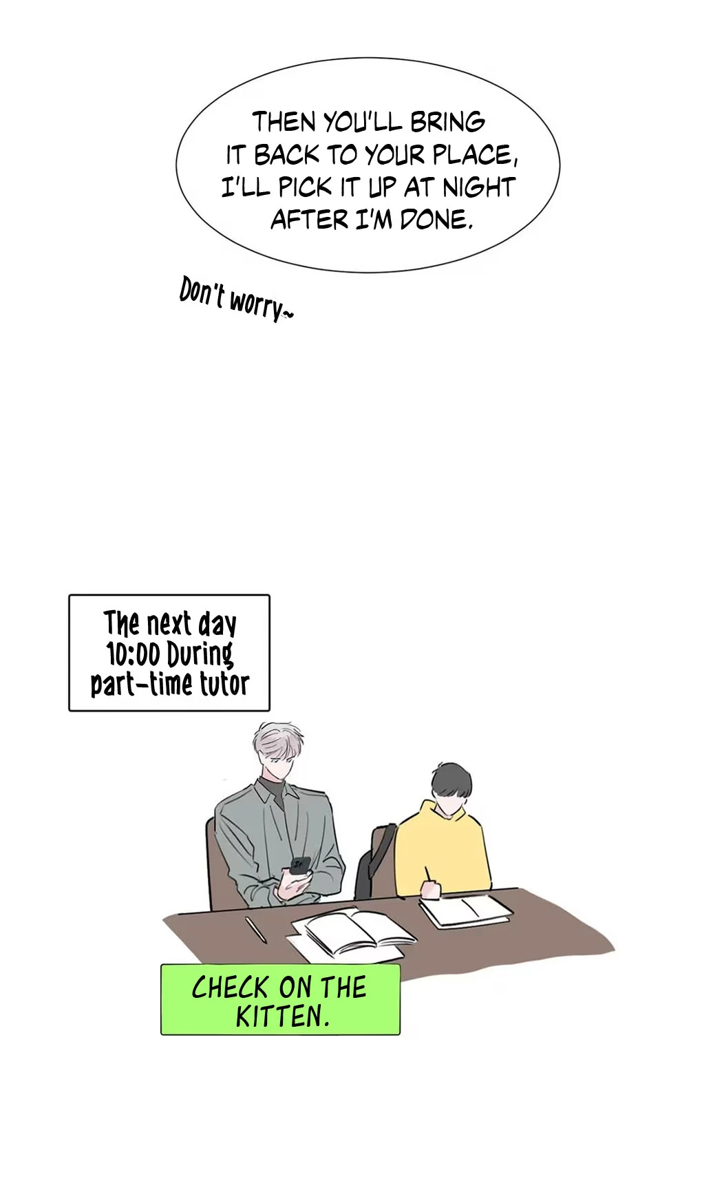 I became a first-class guide thanks to my childhood friends - Chapter 43.5  : Picked up a kitten. manhwa