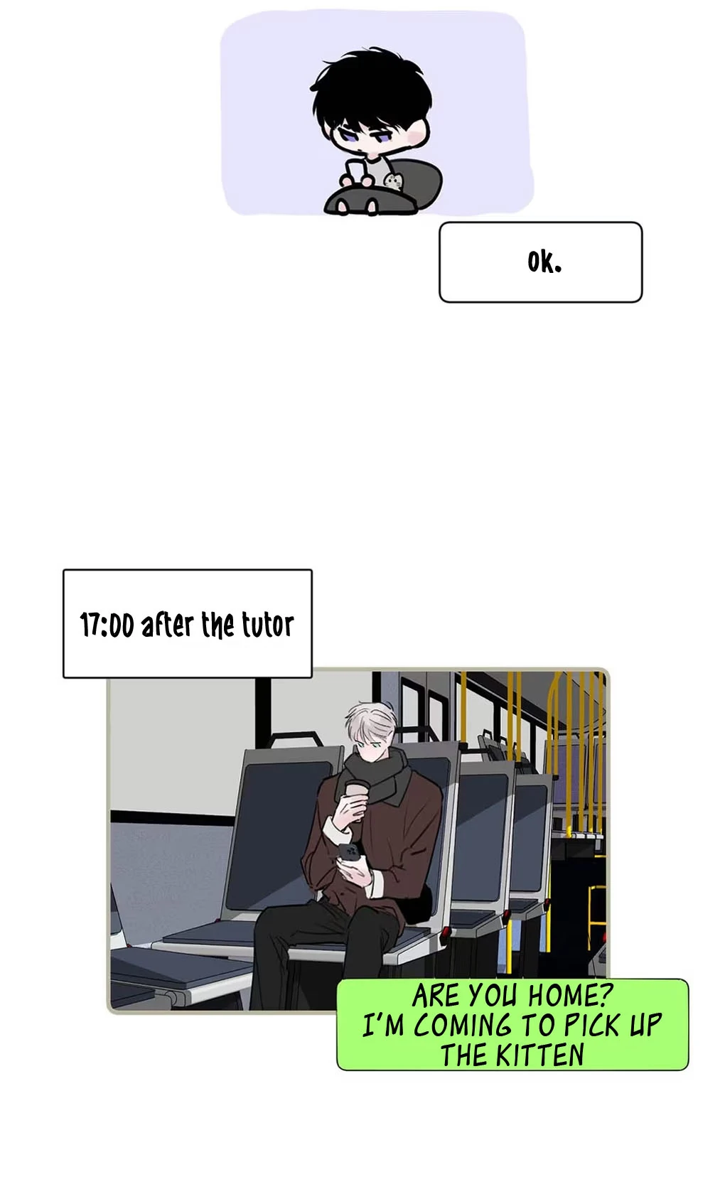 I became a first-class guide thanks to my childhood friends - Chapter 43.5  : Picked up a kitten. manhwa