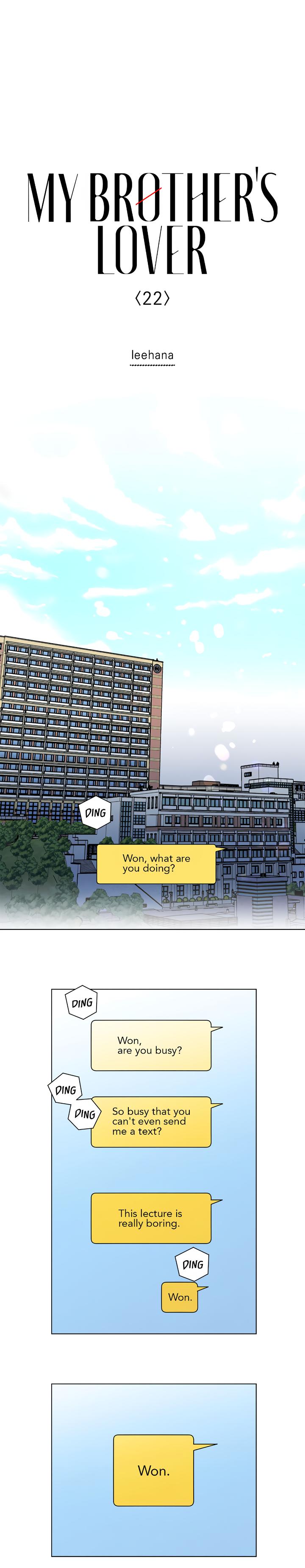 My Brother’s Lover - Chapter 22 : Official manhwa