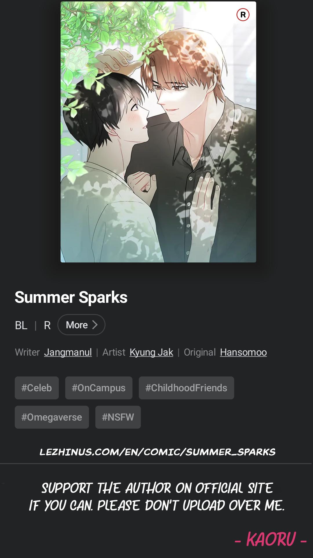 Summer Sparks - Chapter 2  : Official manhwa