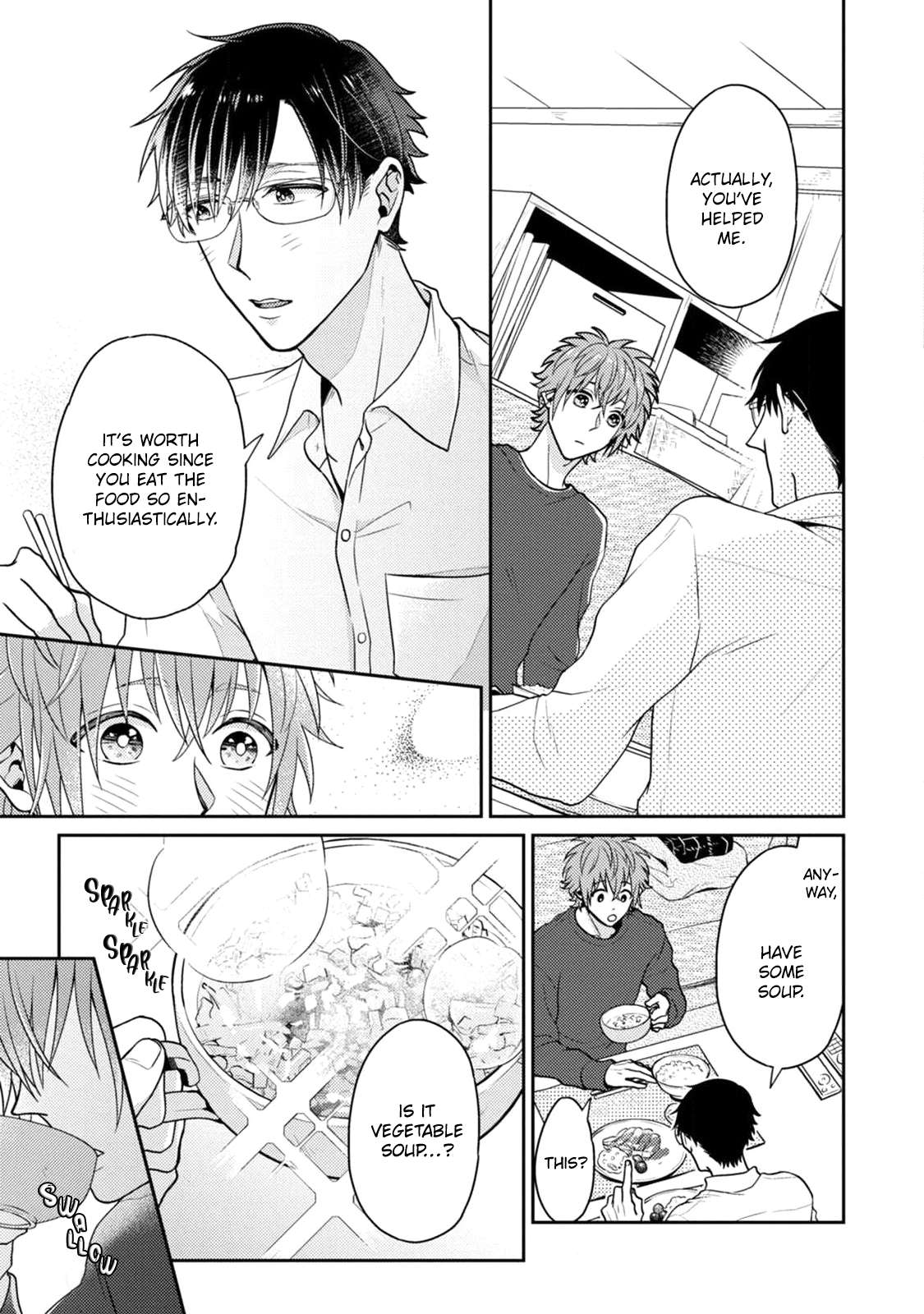 Mazu wa oishii Gohan wo tabeyou - Chapter 4 manhwa