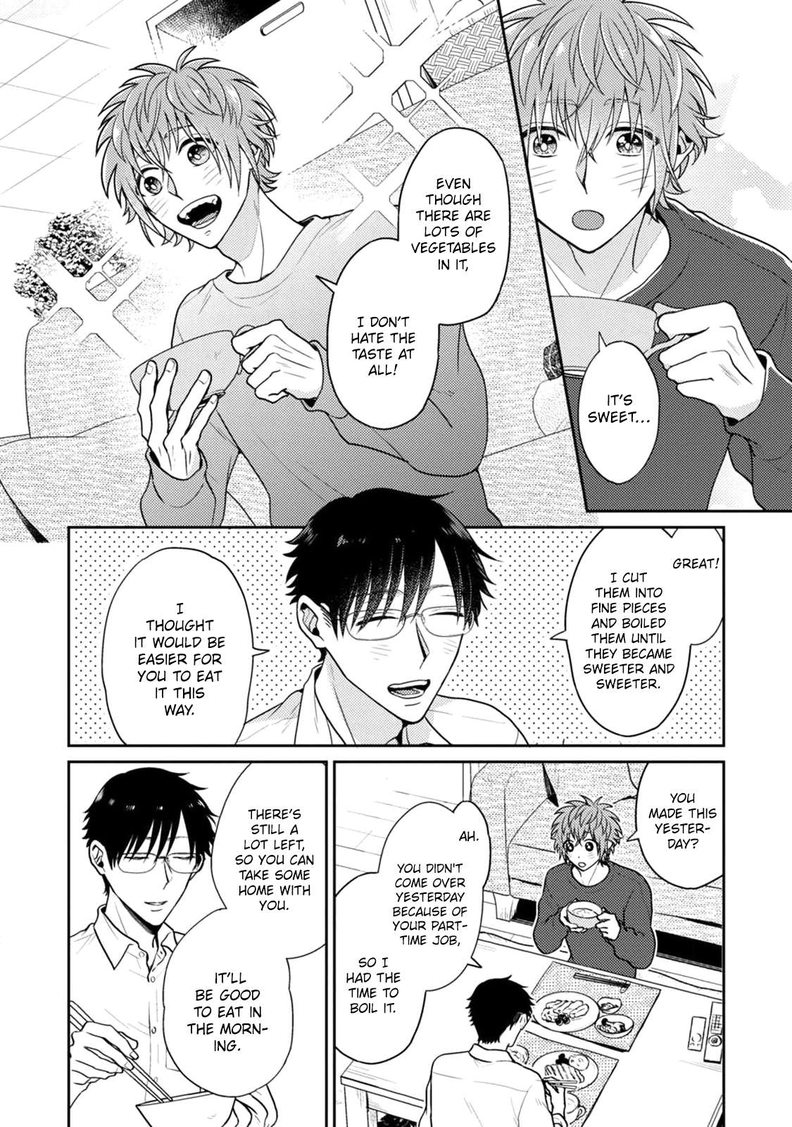 Mazu wa oishii Gohan wo tabeyou - Chapter 4 manhwa