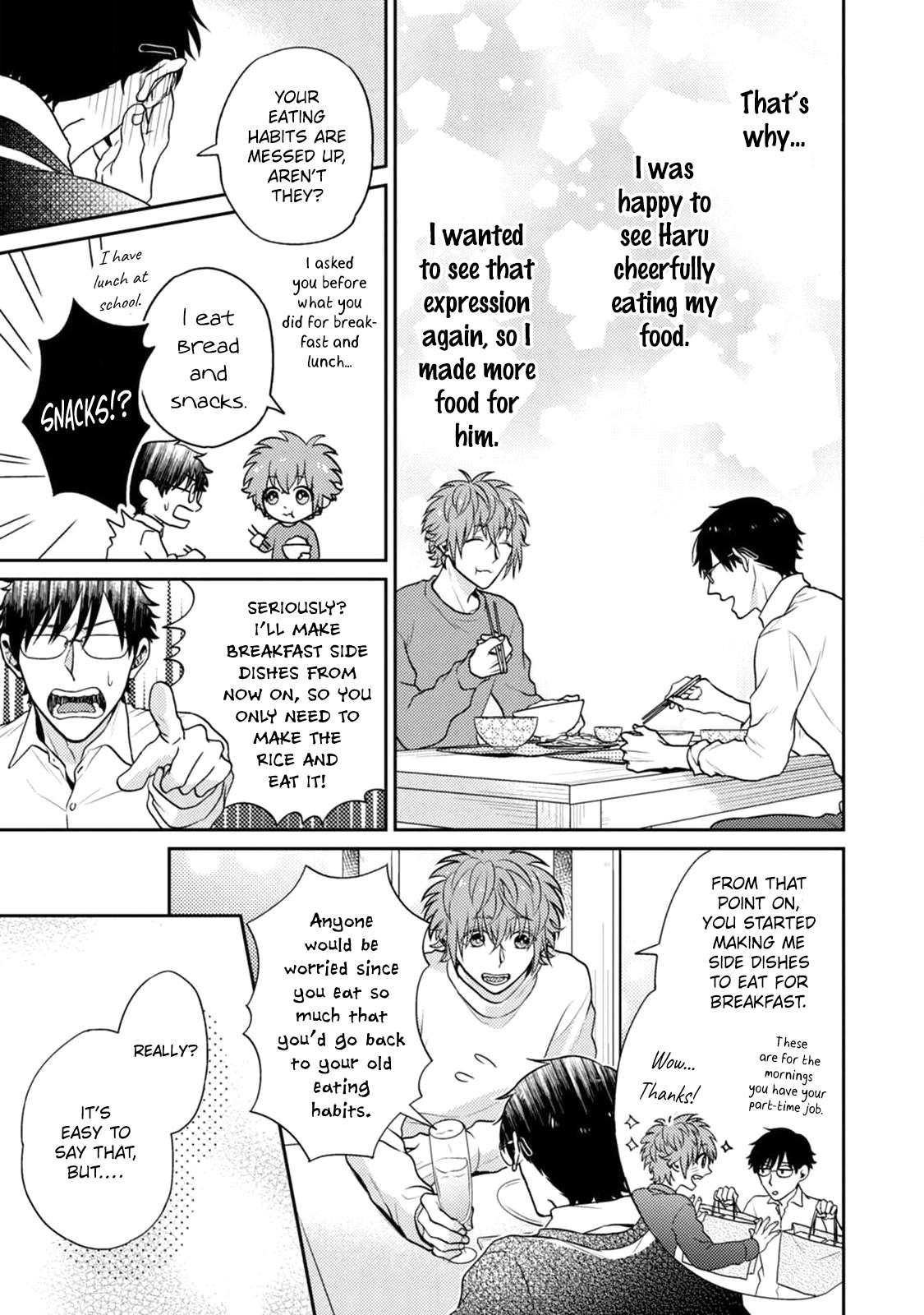 Mazu wa oishii Gohan wo tabeyou - Chapter 4 manhwa