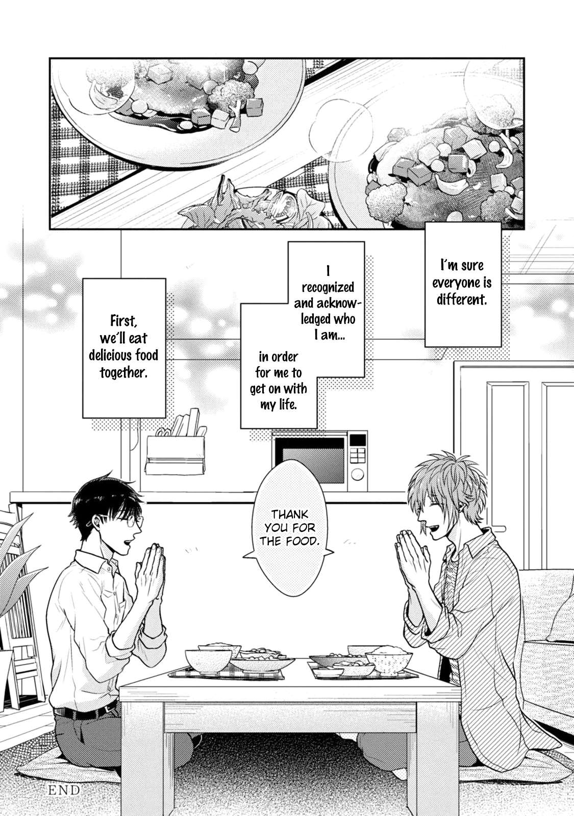 Mazu wa oishii Gohan wo tabeyou - Chapter 5 [END] manhwa