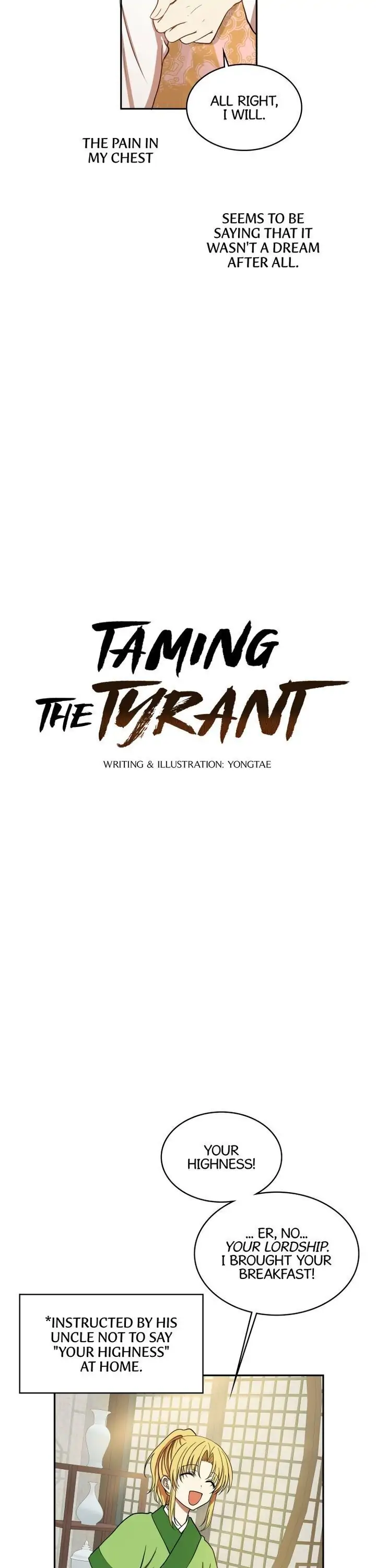 Taming the Tyrant - Chapter 8 manhwa