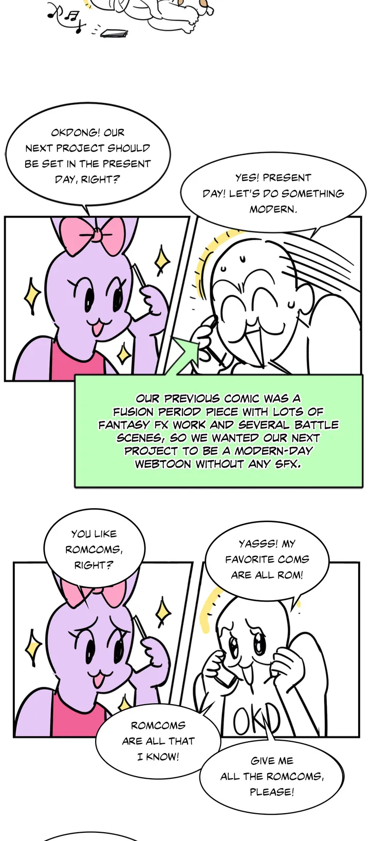 Punch Drunk Love - 〖Creator's Note〗 manhwa