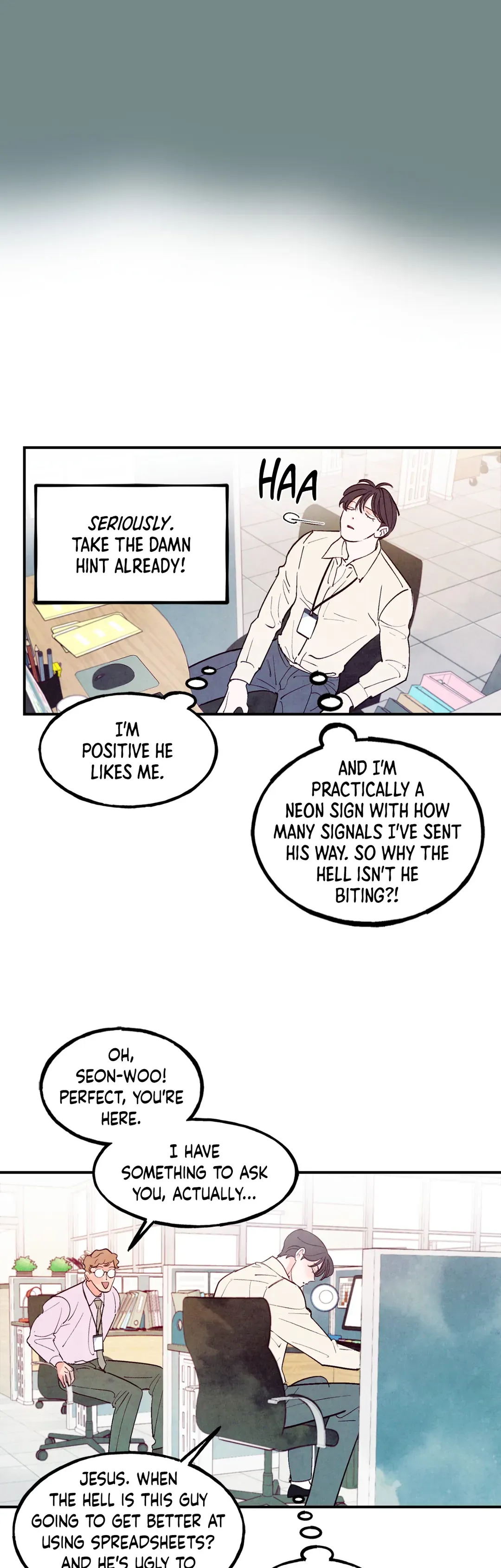 Punch Drunk Love - Role-Reversal AU manhwa
