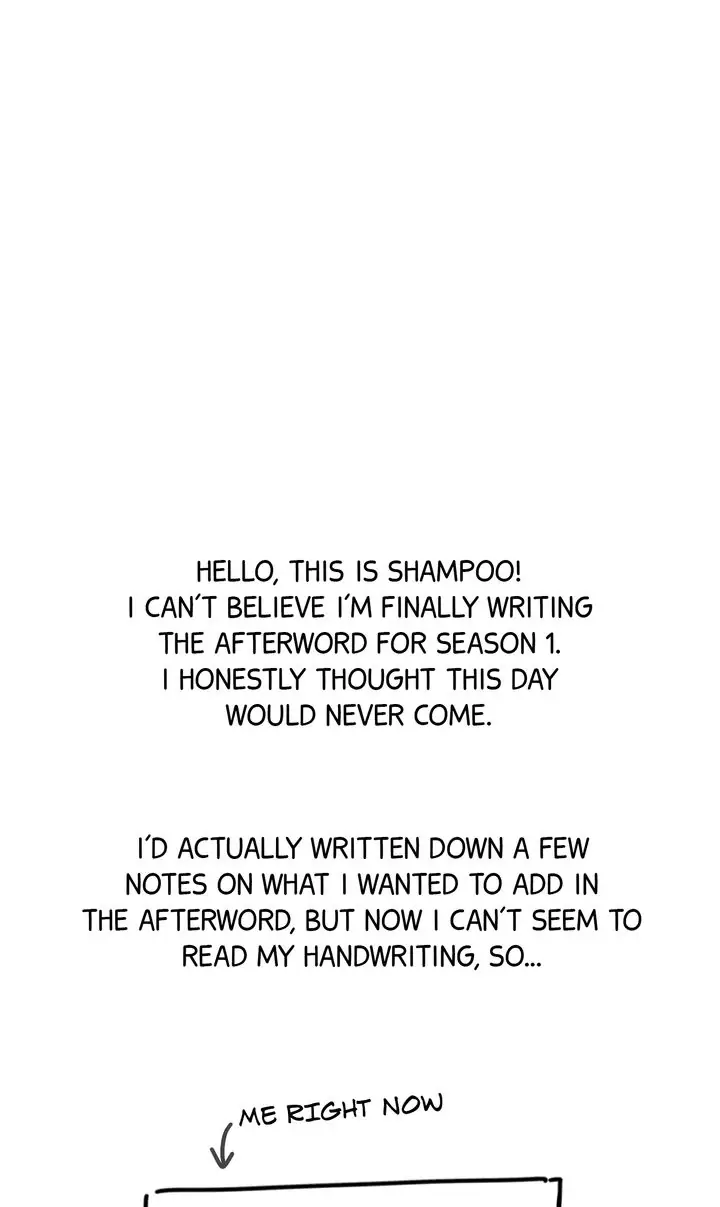 No Moral - Season 1 Afterword manhwa