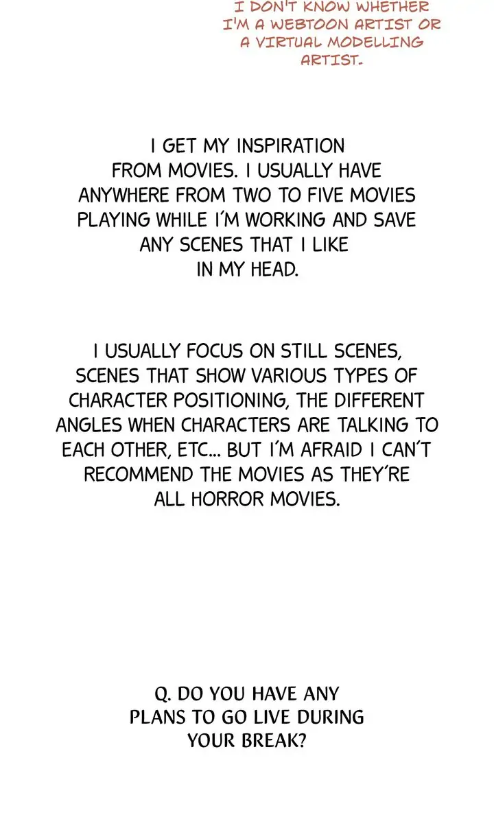 No Moral - Season 1 Afterword manhwa