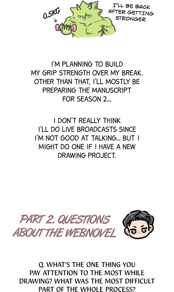 No Moral - Season 1 Afterword manhwa