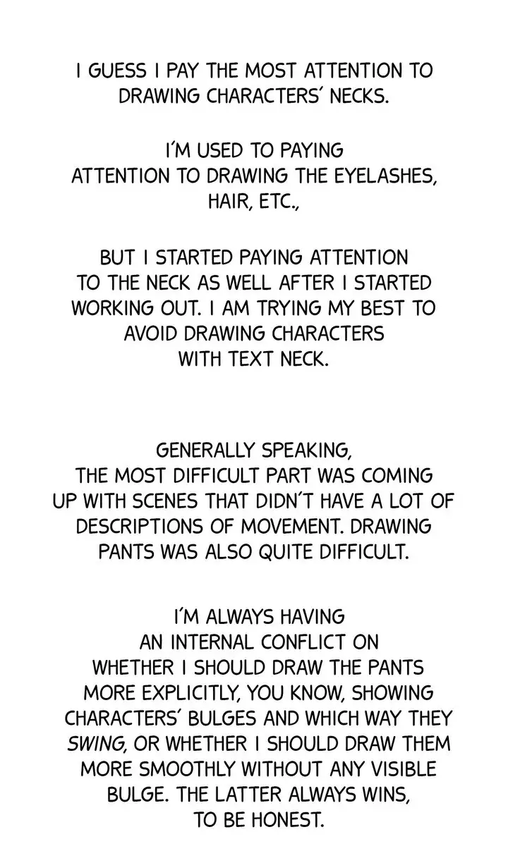 No Moral - Season 1 Afterword manhwa