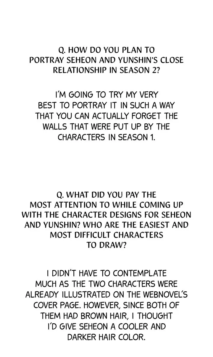 No Moral - Season 1 Afterword manhwa