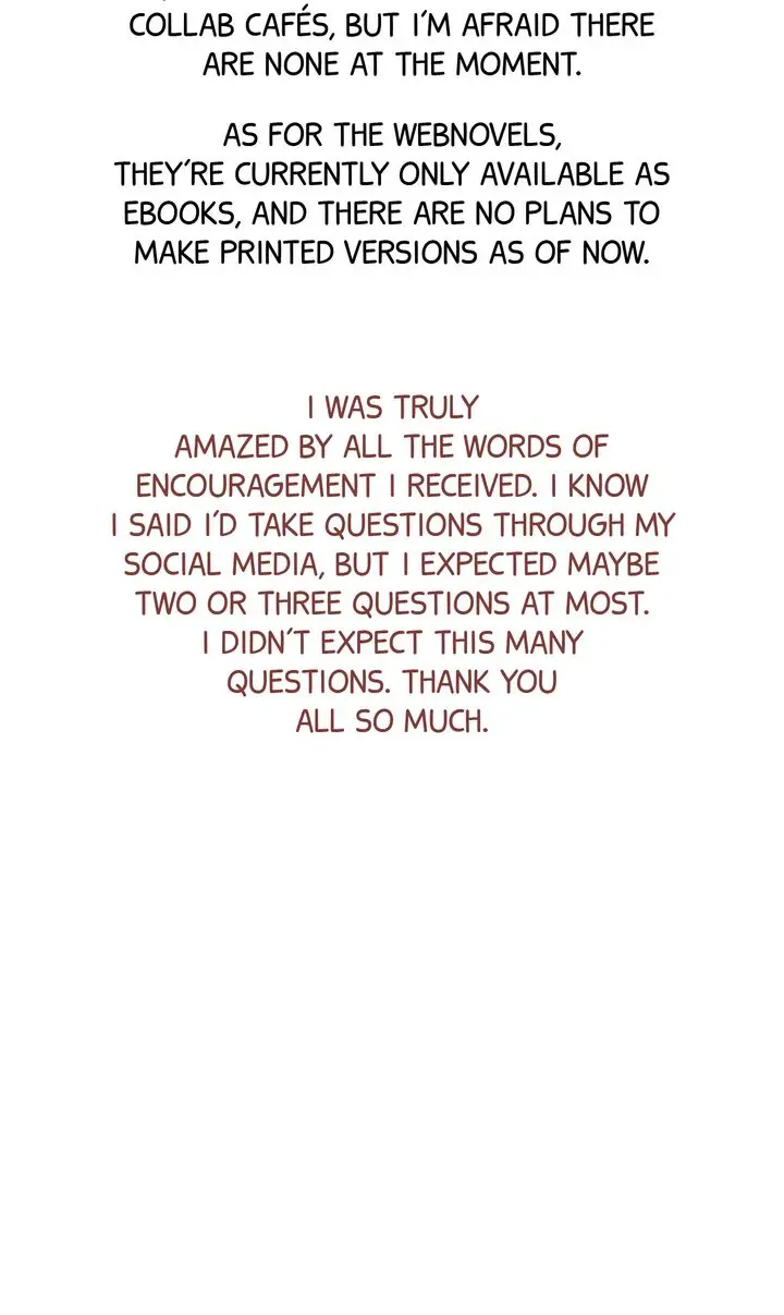 No Moral - Season 1 Afterword manhwa