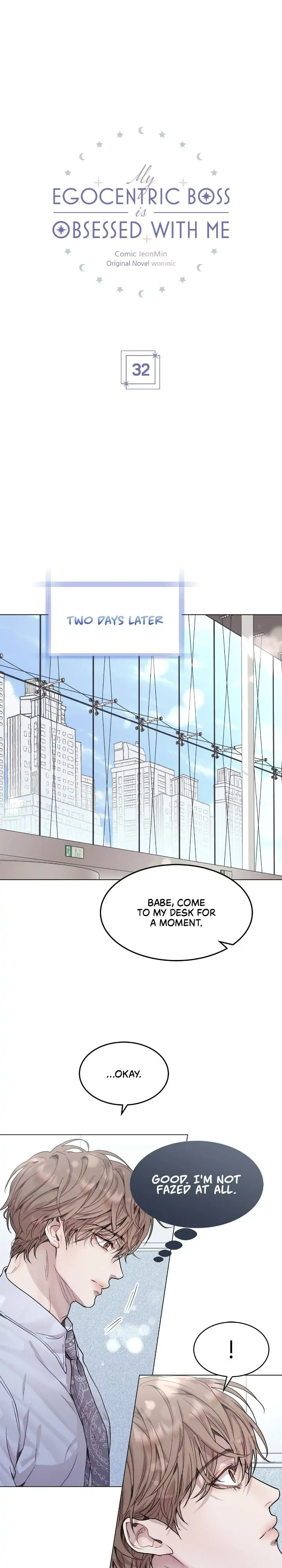 My Egocentric Boss is Obsessed With Me [Official] - Chapter 32 manhwa