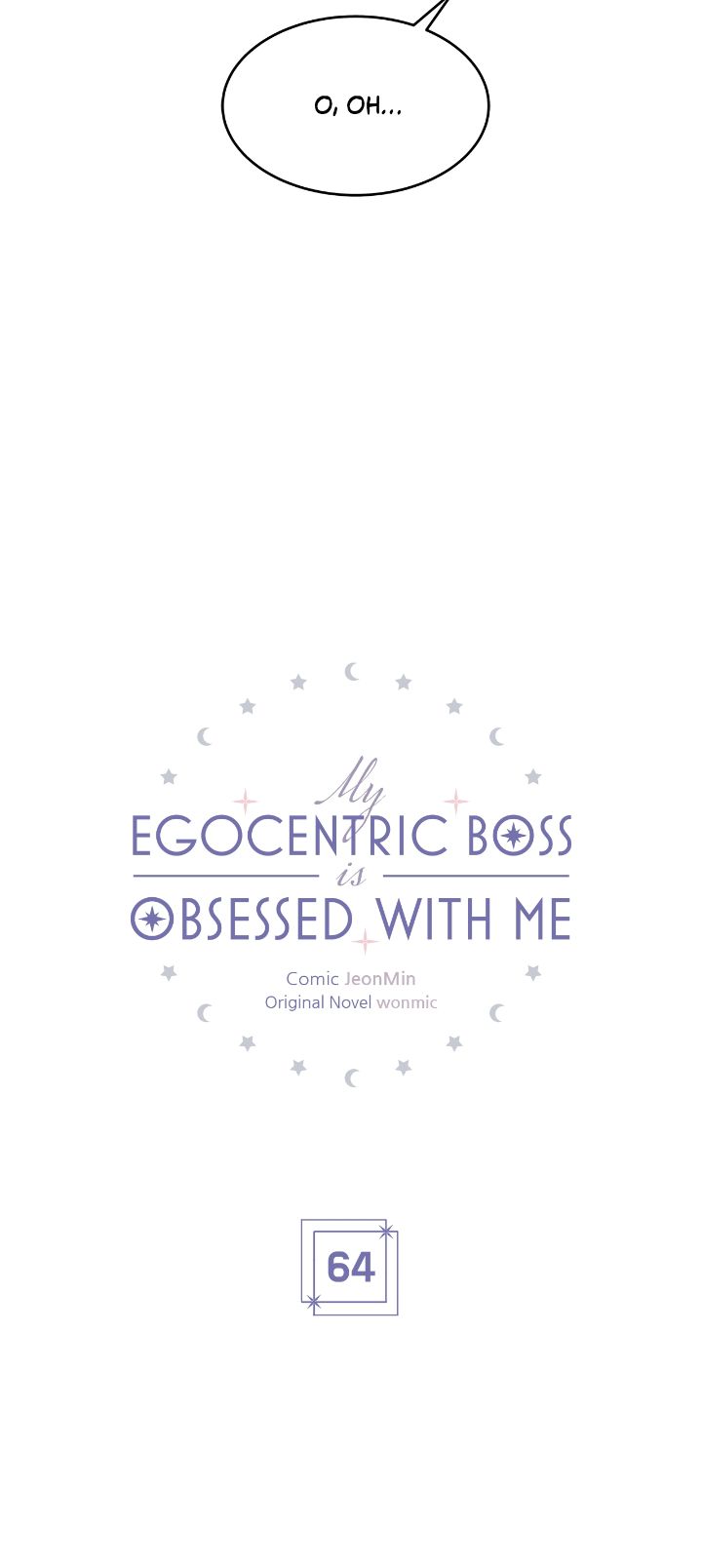My Egocentric Boss is Obsessed With Me [Official] - Chapter 64 manhwa