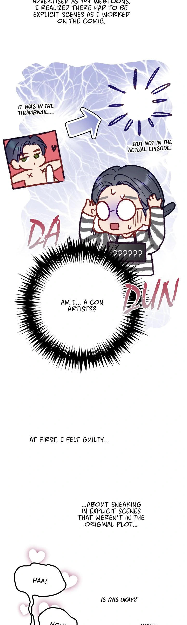 My Egocentric Boss is Obsessed With Me [Official] - Creator's Note manhwa