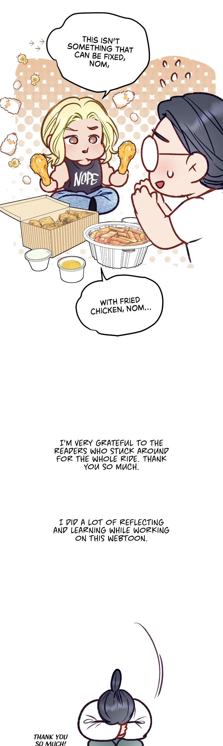 My Egocentric Boss is Obsessed With Me [Official] - Creator's Note manhwa
