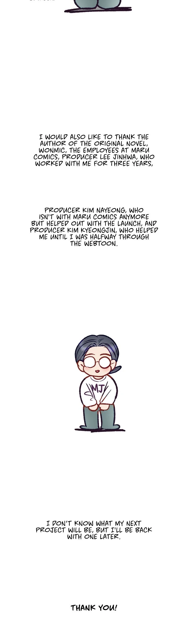 My Egocentric Boss is Obsessed With Me [Official] - Creator's Note manhwa