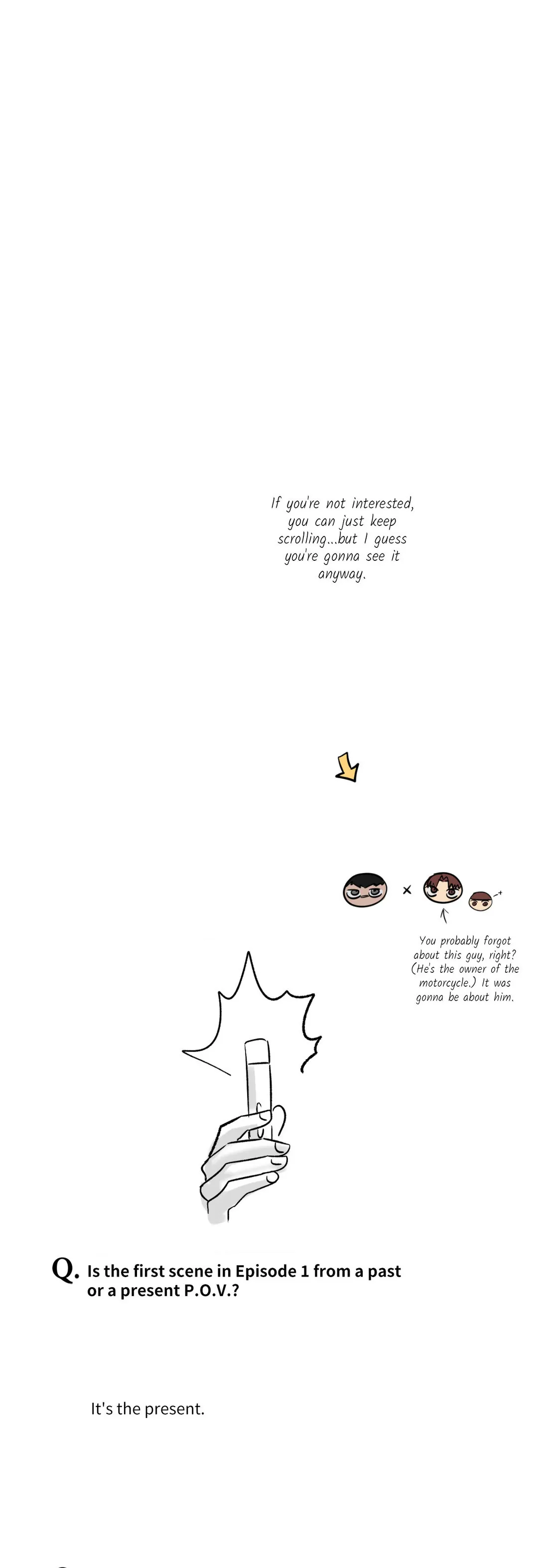 Backlight [Official] {Uncensored} - Creator's Note manhwa