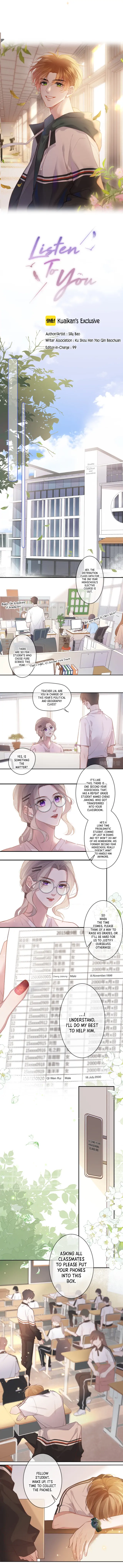Listen to You - Chapter 1 manhwa
