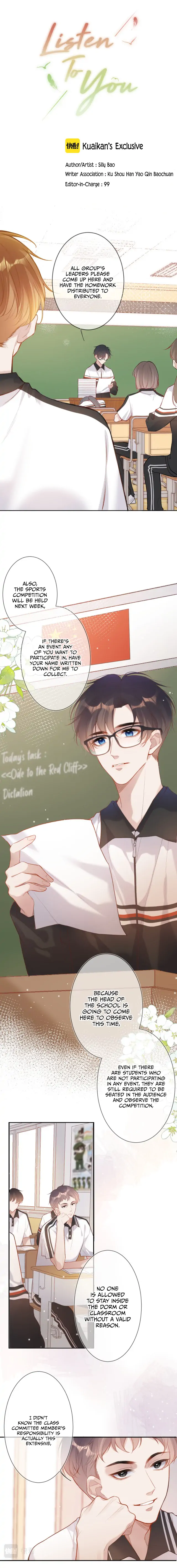 Listen to You - Chapter 2 manhwa