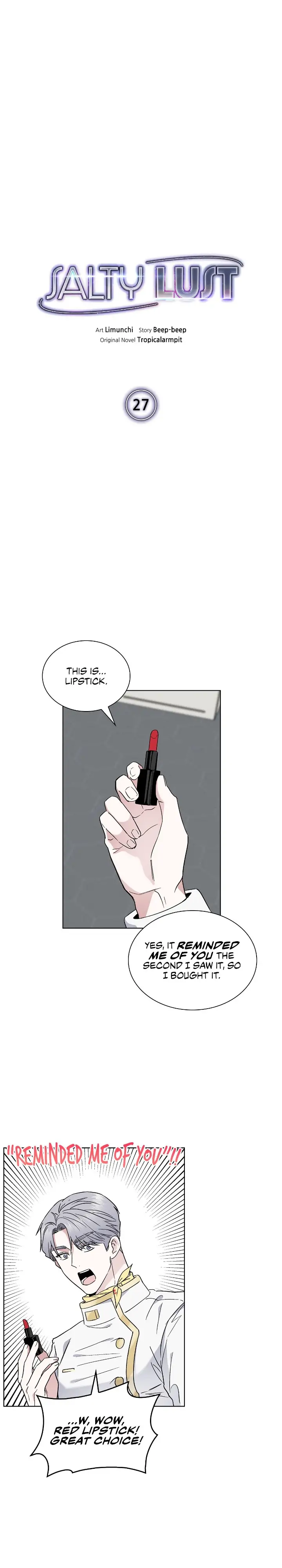 Salty Lust - Chapter 27 manhwa