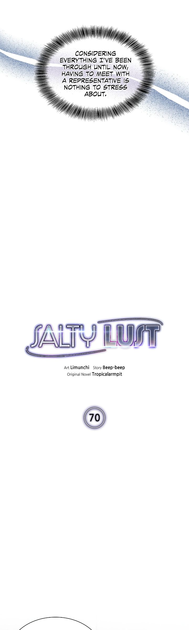 Salty Lust - Chapter 70 manhwa