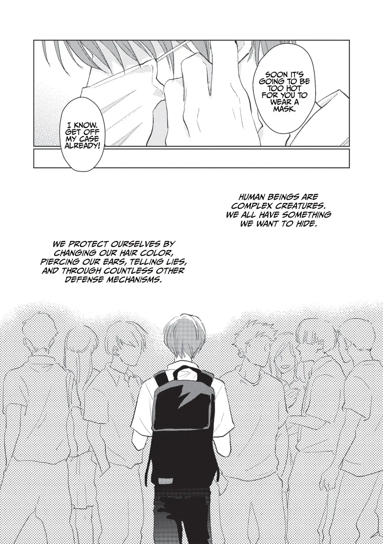 Mask Danshi wa Koishitakunai no ni (Official) - Volume 1 Chapter 1 manhwa