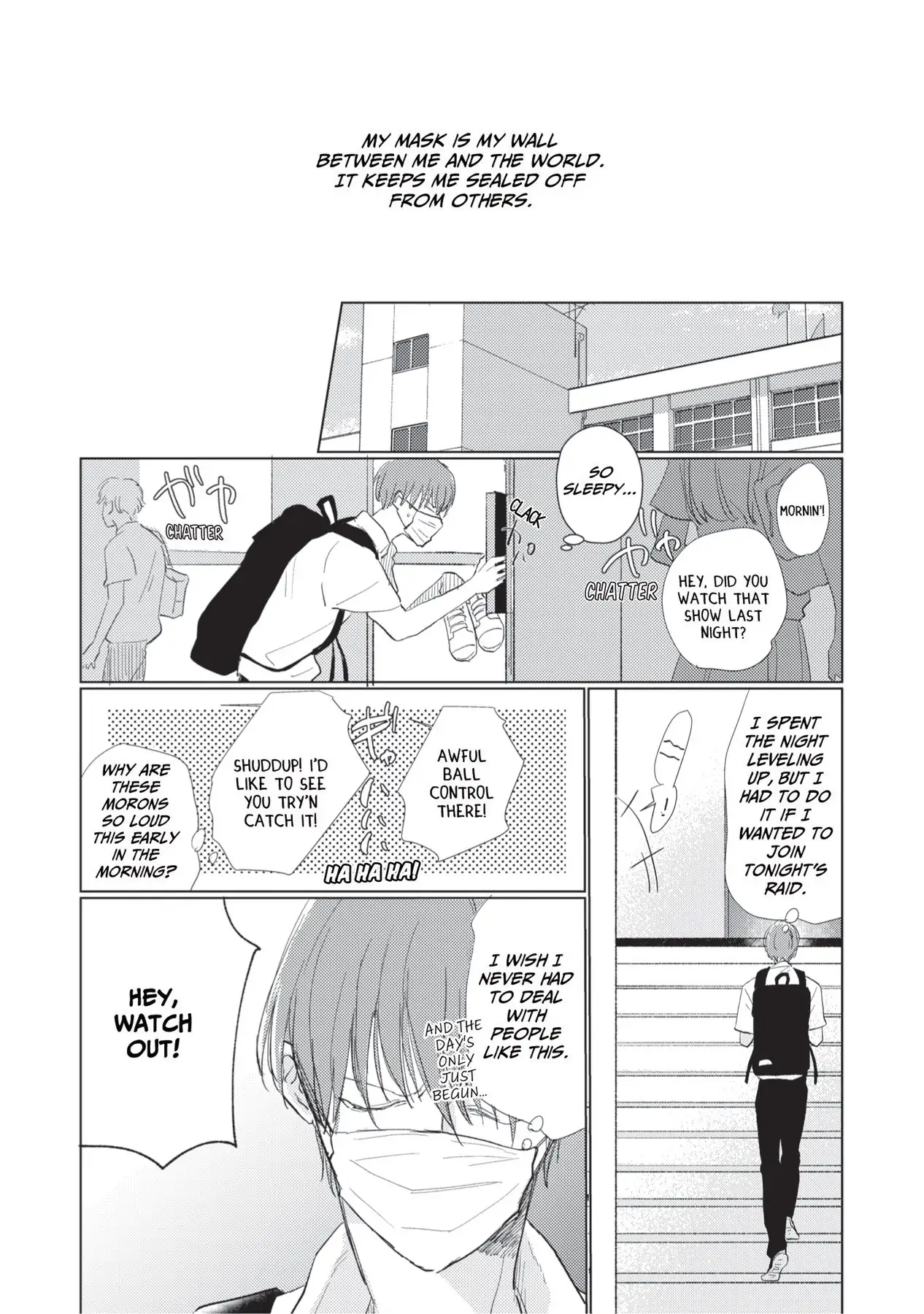 Mask Danshi wa Koishitakunai no ni (Official) - Volume 1 Chapter 1 manhwa