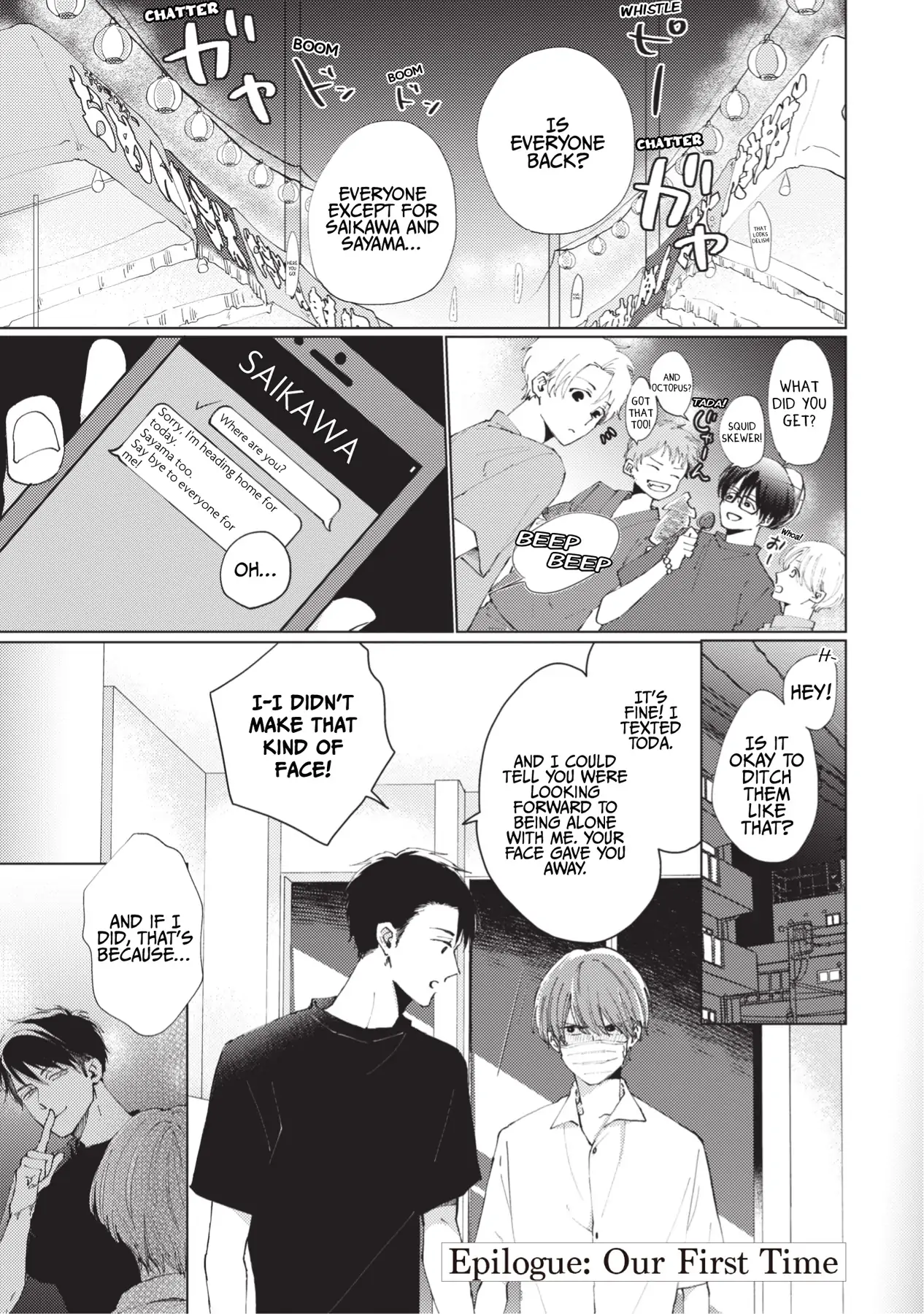 Mask Danshi wa Koishitakunai no ni (Official) - Volume 1 Chapter 10.1 manhwa