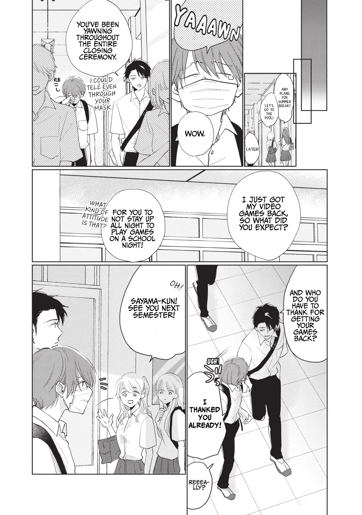 Mask Danshi wa Koishitakunai no ni (Official) - Volume 1 Chapter 10 manhwa