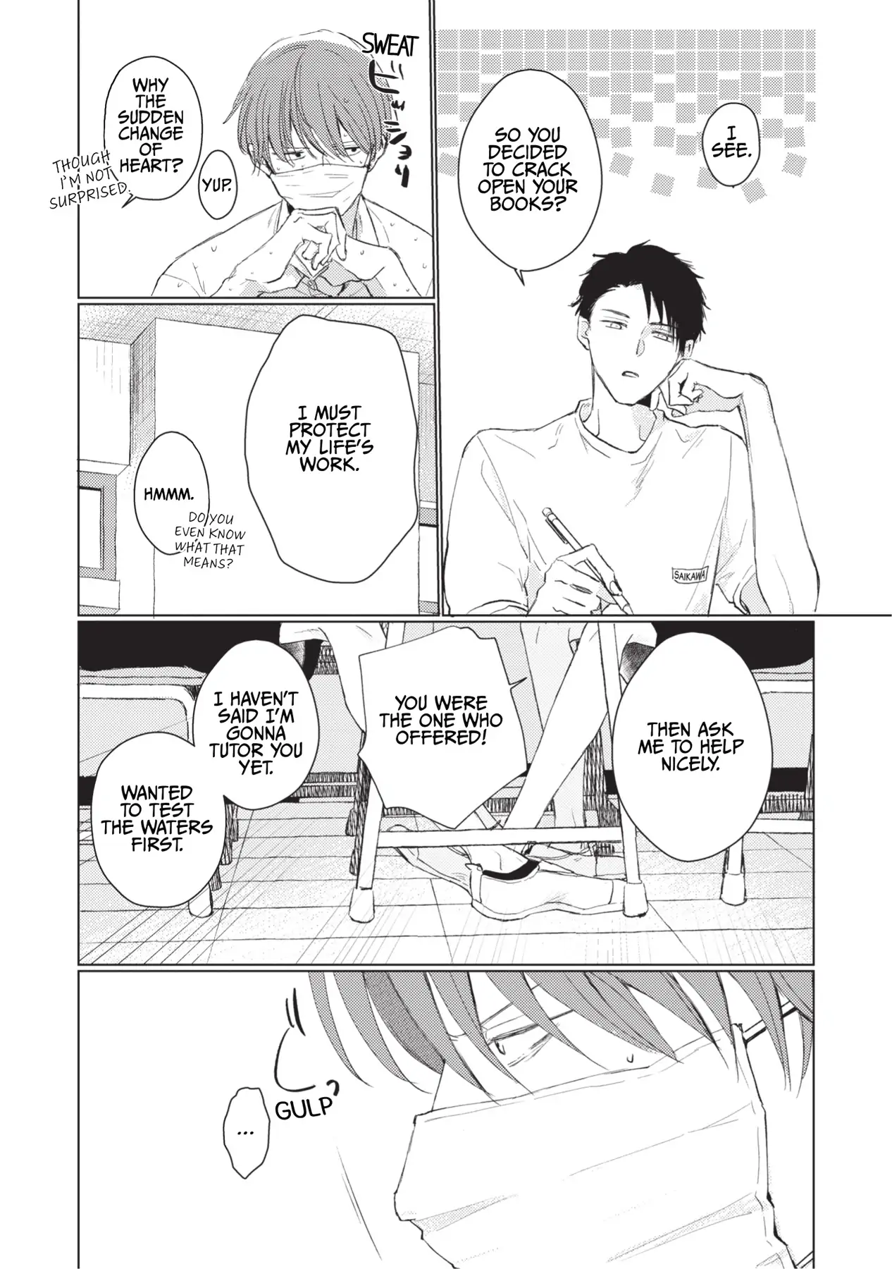 Mask Danshi wa Koishitakunai no ni (Official) - Volume 1 Chapter 3 manhwa