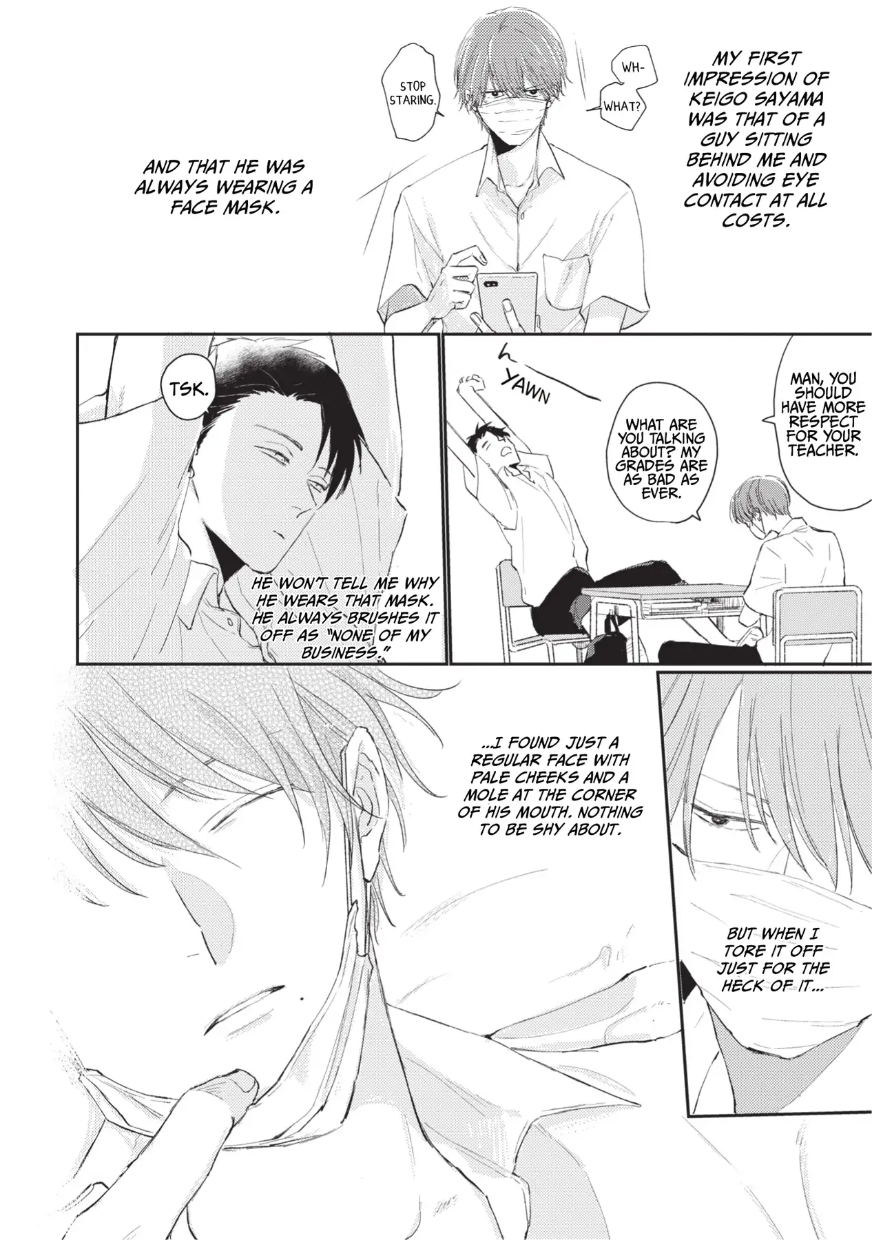 Mask Danshi wa Koishitakunai no ni (Official) - Volume 1 Chapter 4 manhwa