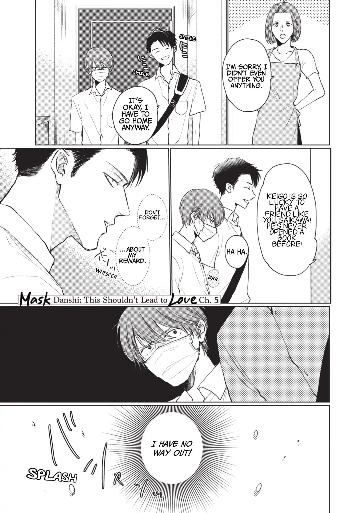 Mask Danshi wa Koishitakunai no ni (Official) - Volume 1 Chapter 5 manhwa