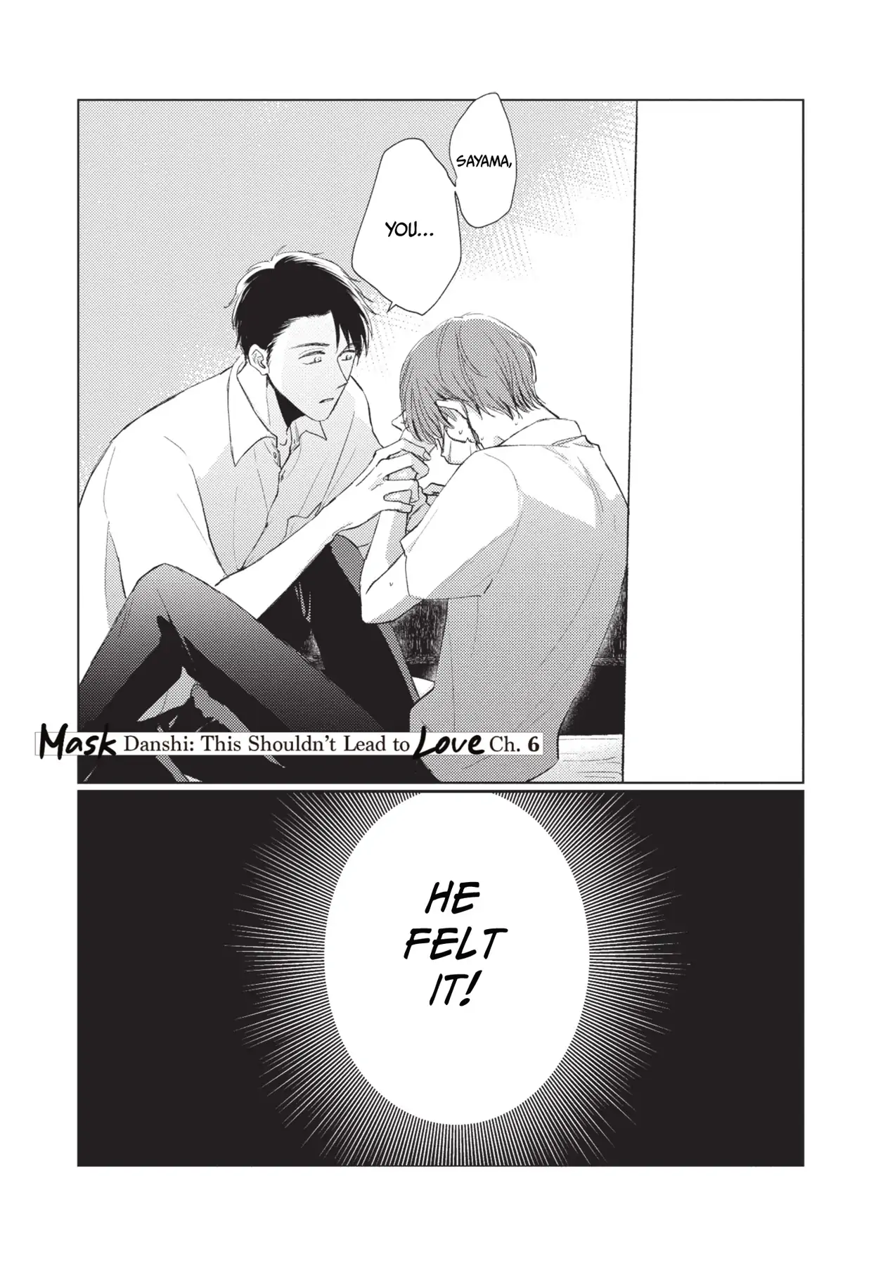 Mask Danshi wa Koishitakunai no ni (Official) - Volume 1 Chapter 6 manhwa