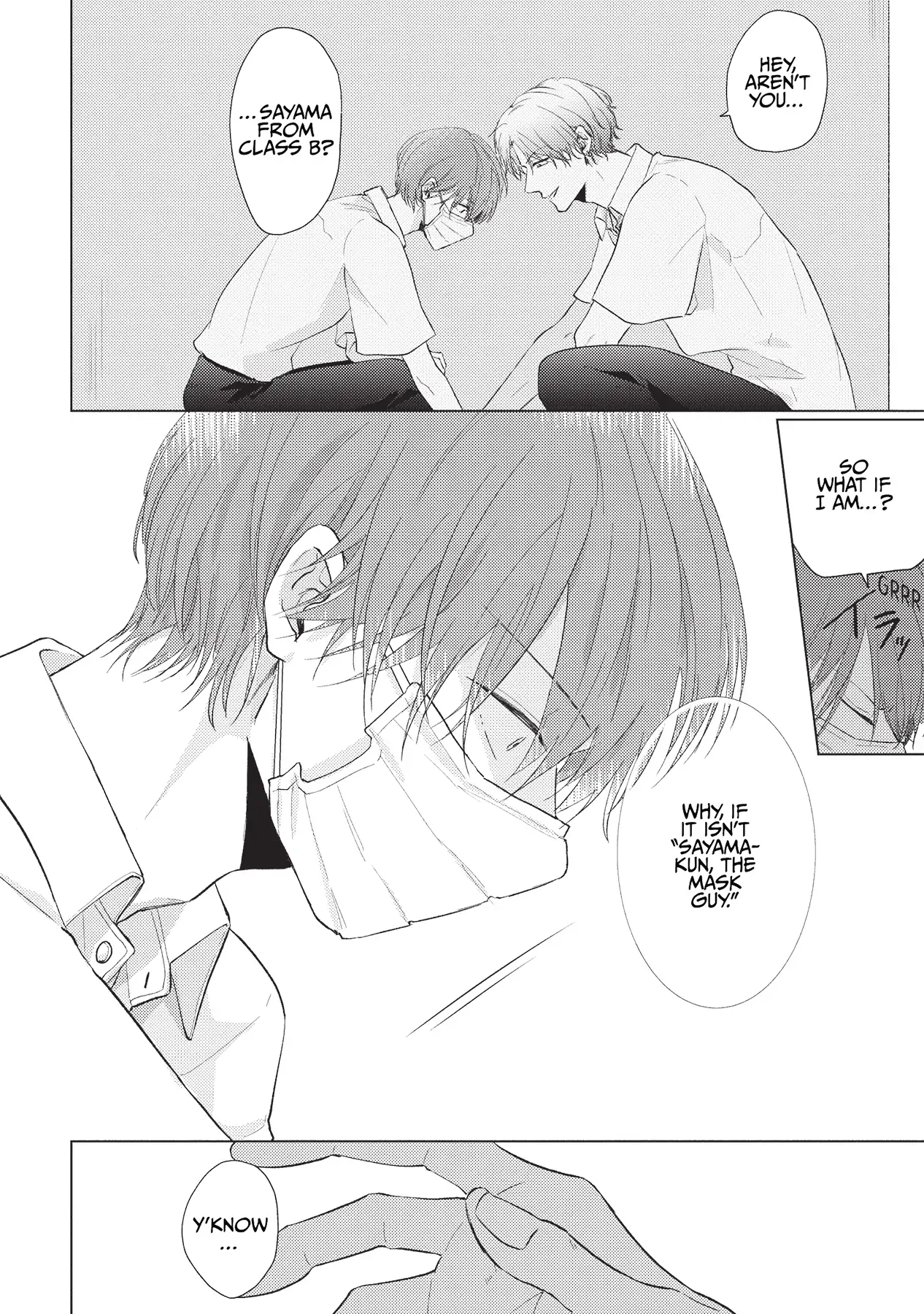 Mask Danshi wa Koishitakunai no ni (Official) - Volume 2 Chapter 11 manhwa