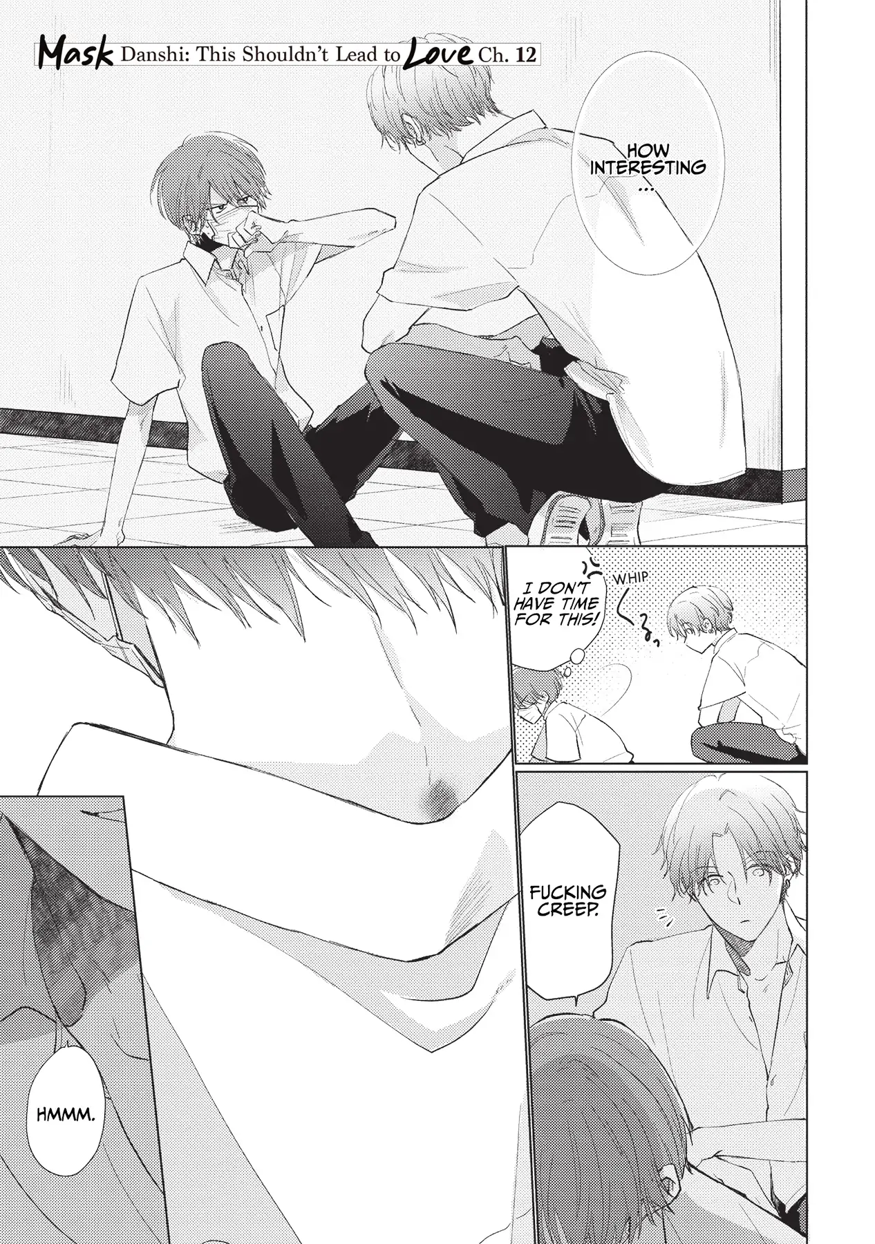Mask Danshi wa Koishitakunai no ni (Official) - Volume 2 Chapter 12 manhwa