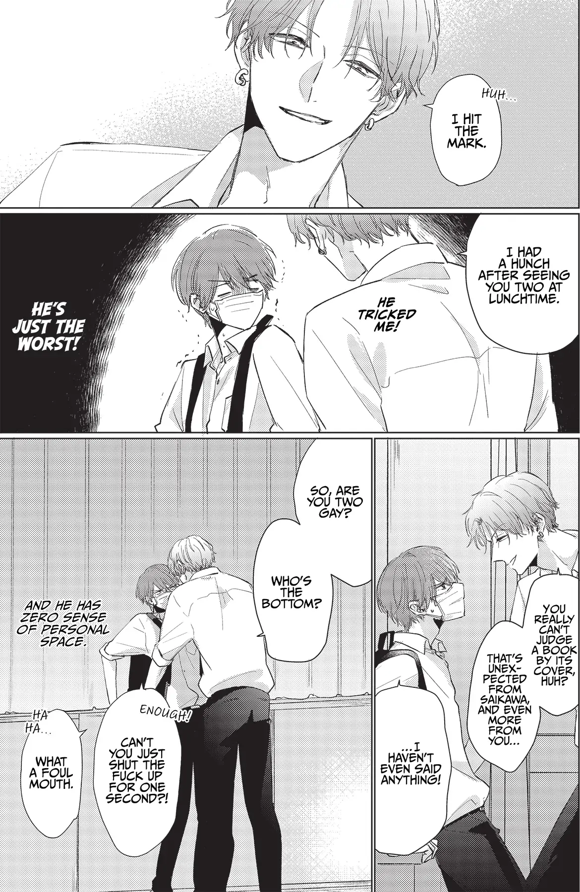 Mask Danshi wa Koishitakunai no ni (Official) - Volume 2 Chapter 12 manhwa