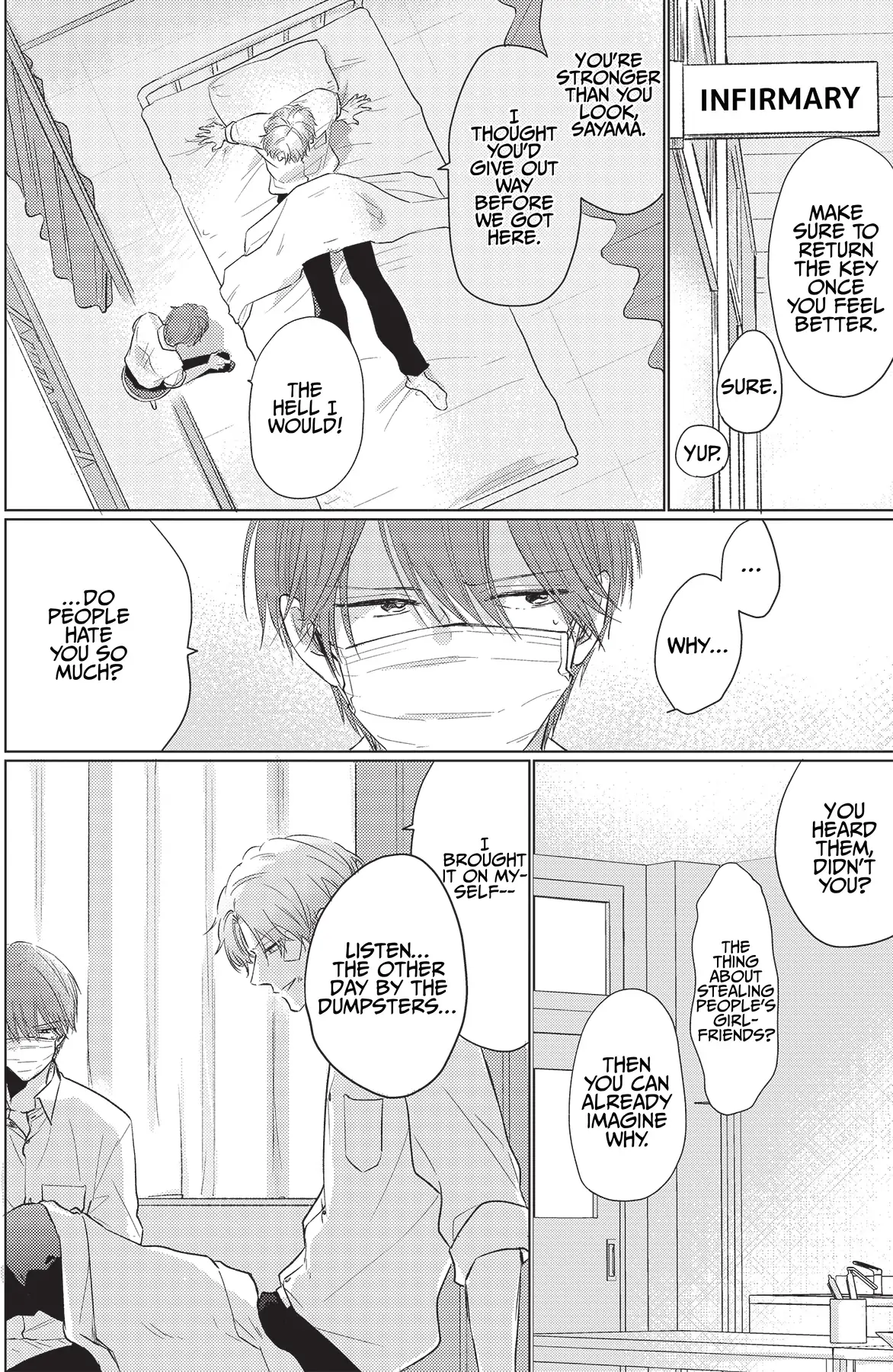 Mask Danshi wa Koishitakunai no ni (Official) - Volume 2 Chapter 14 manhwa