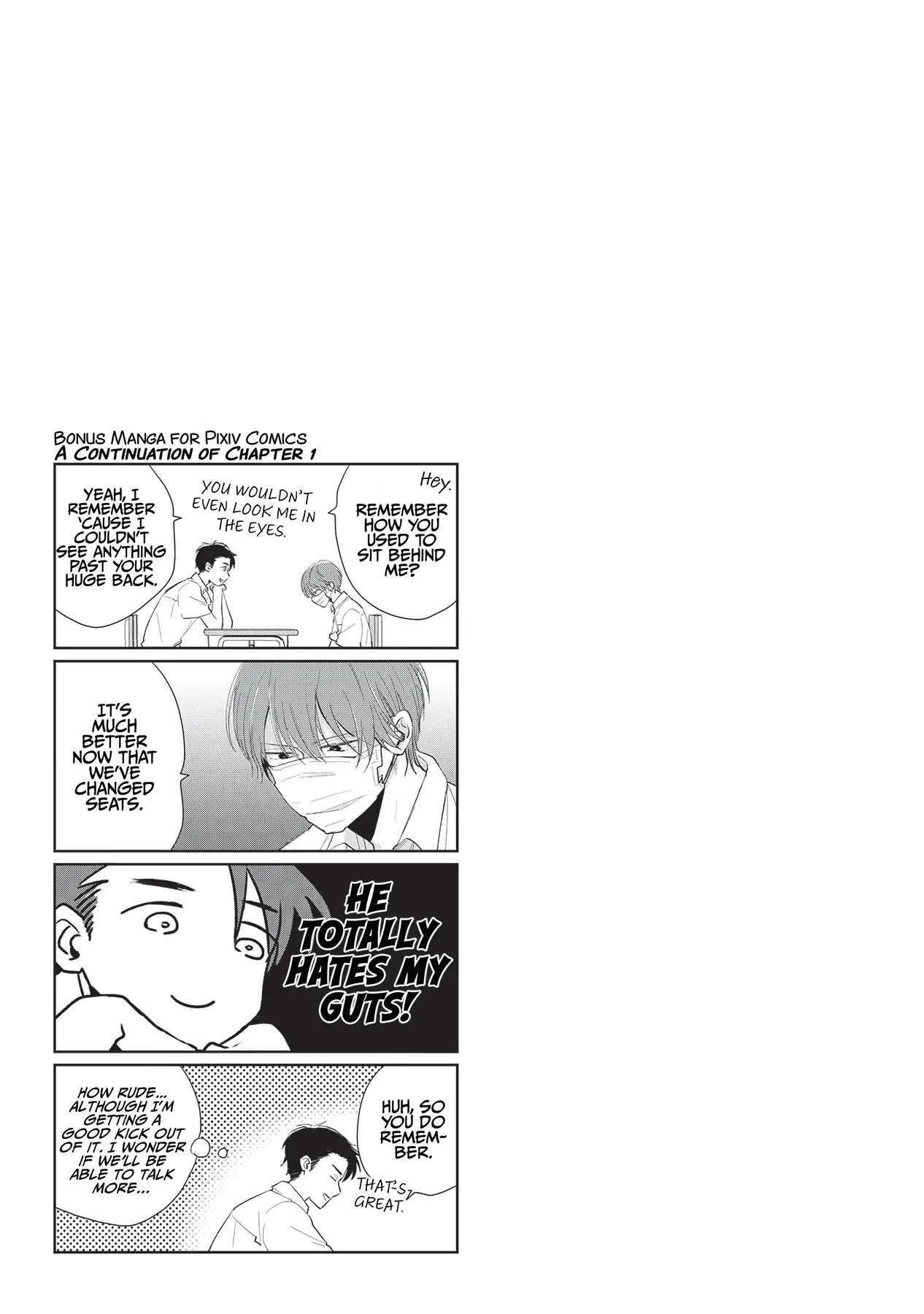 Mask Danshi wa Koishitakunai no ni (Official) - Volume 2 Chapter 15 manhwa