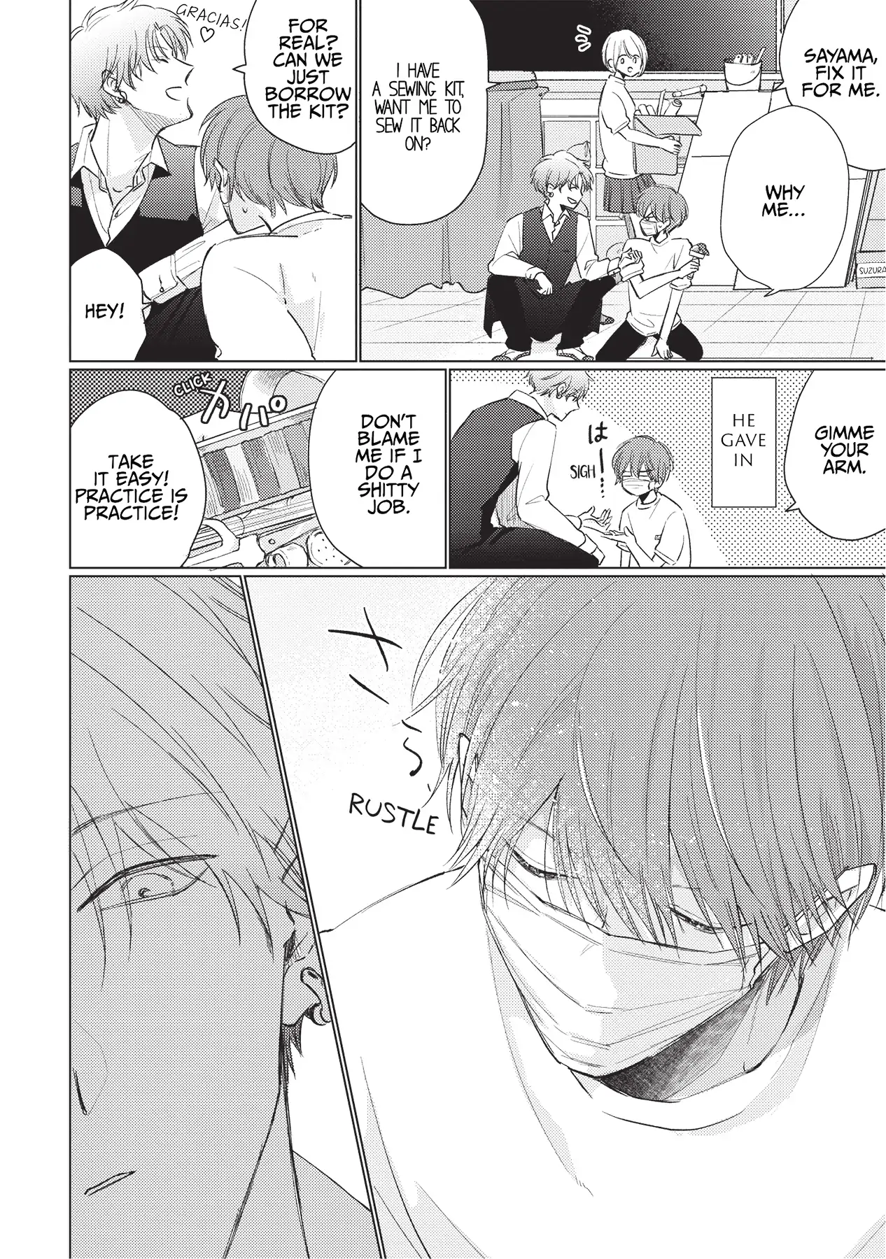 Mask Danshi wa Koishitakunai no ni (Official) - Volume 2 Chapter 17 manhwa