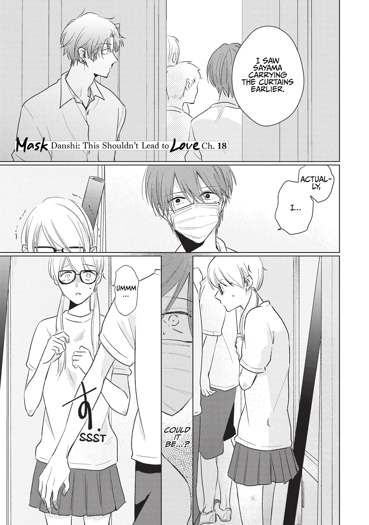 Mask Danshi wa Koishitakunai no ni (Official) - Volume 2 Chapter 18 manhwa