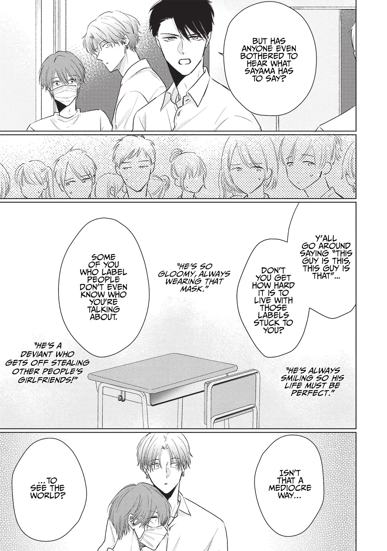 Mask Danshi wa Koishitakunai no ni (Official) - Volume 2 Chapter 18 manhwa